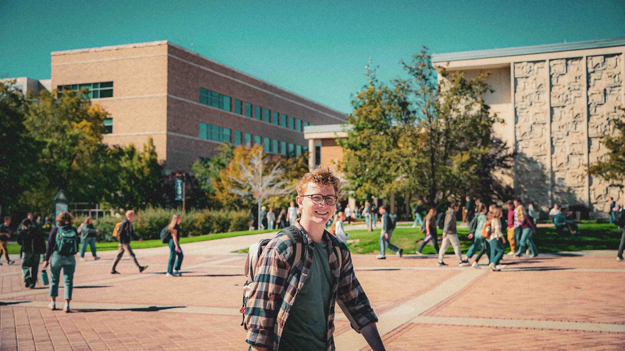 BYU Campus grounds in Provo