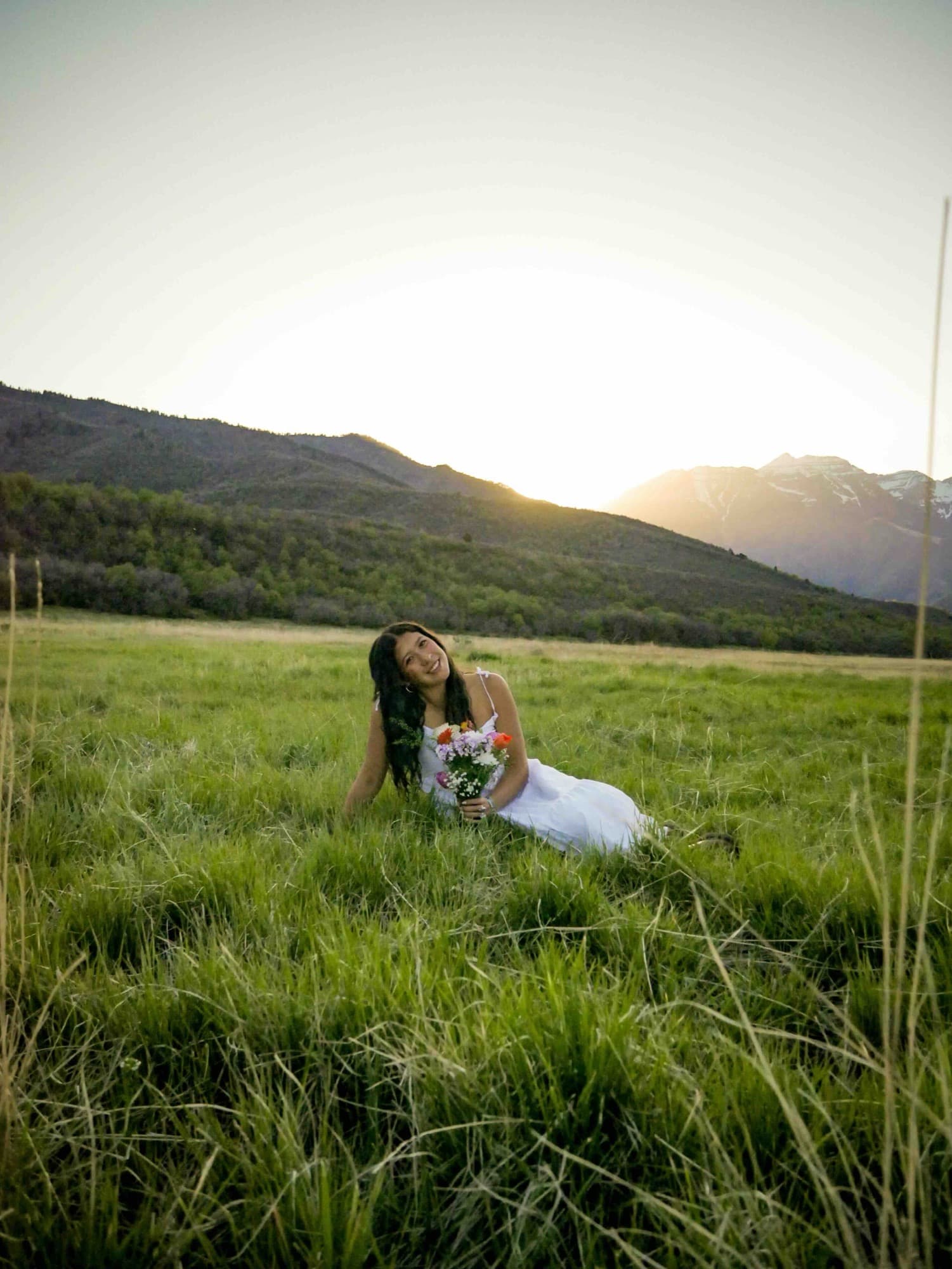 Provo valley at twilight